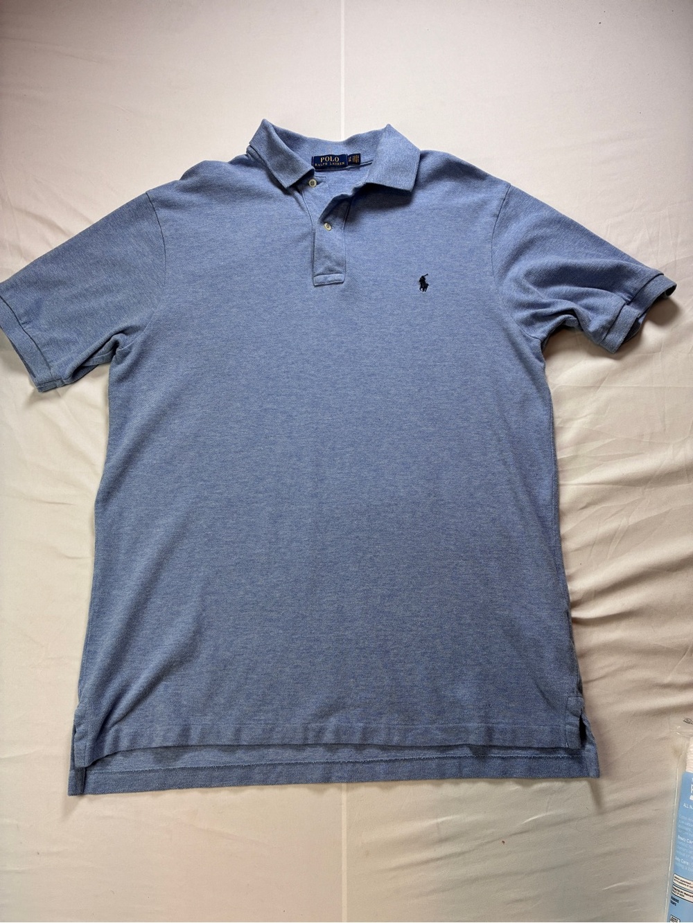Polo Ralph Lauren sz Large Tall Light Blue Polo Preppy Coastal Casual Office